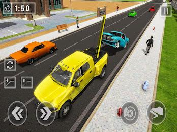 Crazy Tow Truck Simulator Tangkapan skrin 1