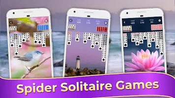 Spider Solitaire Classic Games Ekran Görüntüsü 1