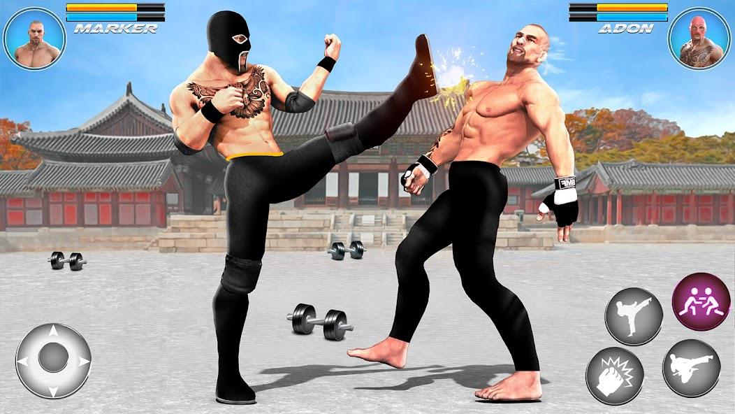 Kung Fu karate Game Offline 3D Mod स्क्रीनशॉट 1