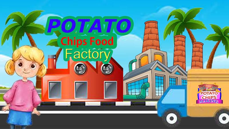 Potato Chips Food Factory Game Скриншот 0