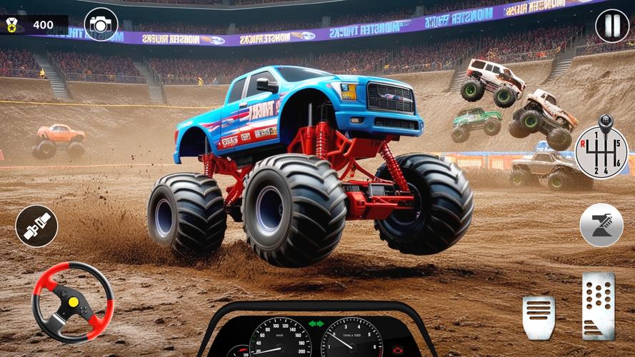 Monster Truck Racing Game 3D Schermafbeelding 0