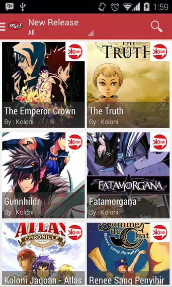 M&C! Digital Comics Schermafbeelding 0