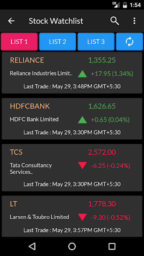 NSE BSE Indian Stock Quotes - Live Market Prices Schermafbeelding 3