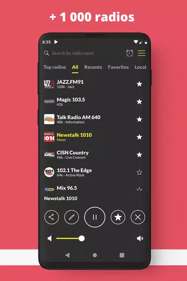 Schermata Radio Canada: Online FM Radio 0