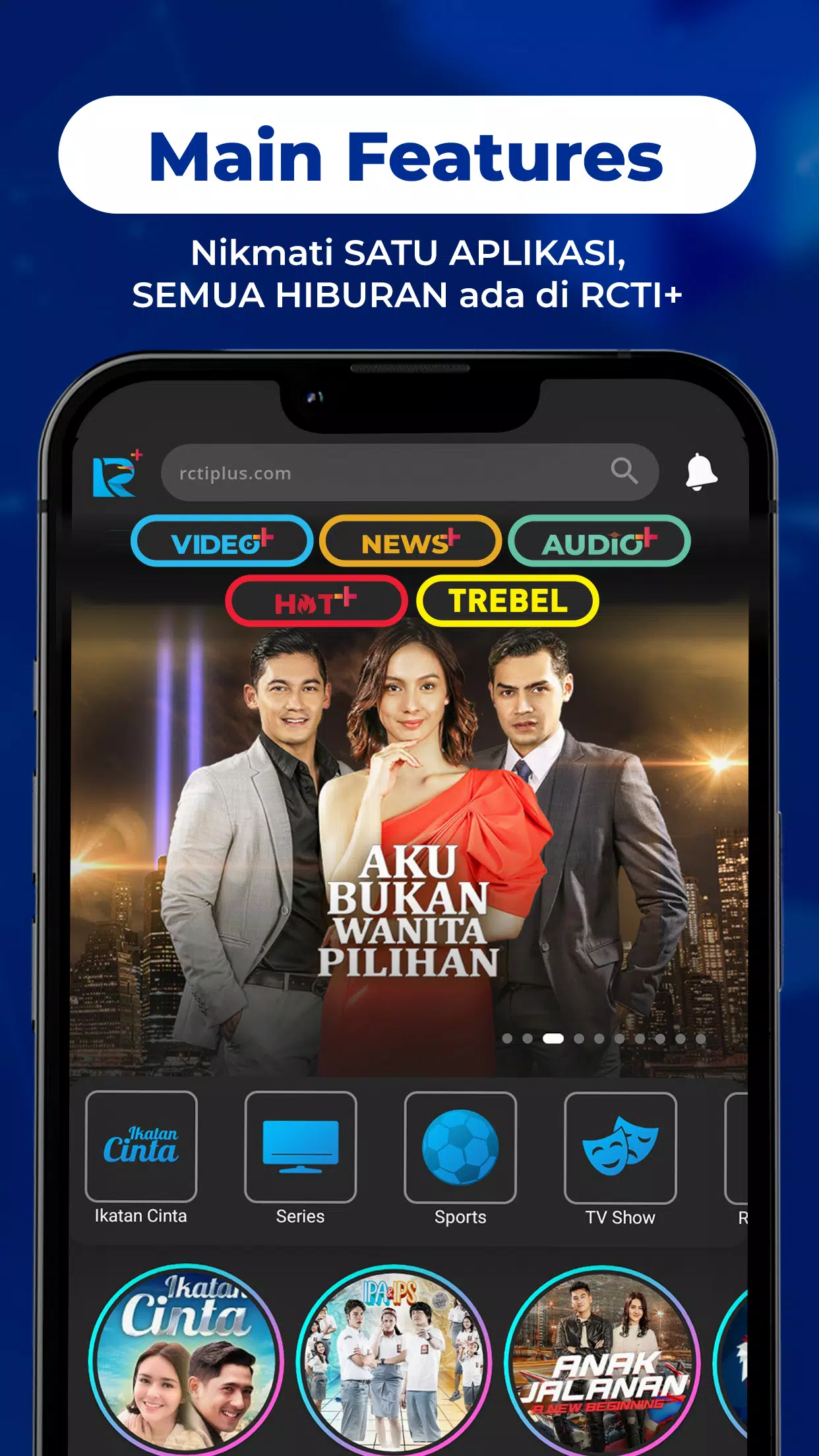 Schermata RCTI+ Superapp 0