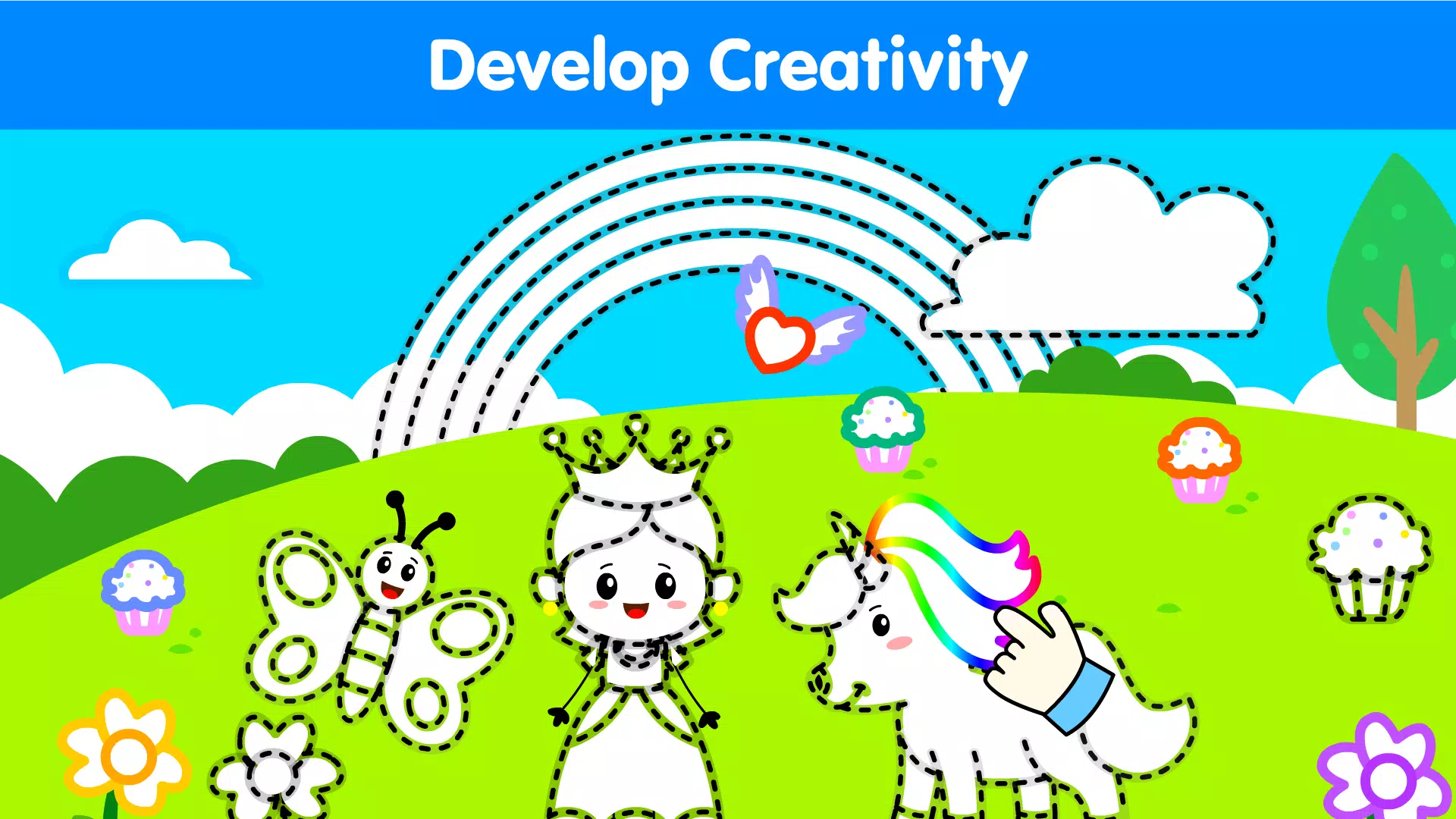 Kids Drawing & Coloring Book 螢幕截圖 3