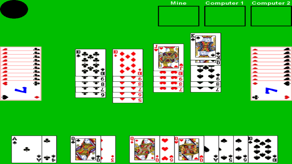 Seven Card Game - Simple and Fun Game Captura de pantalla 2