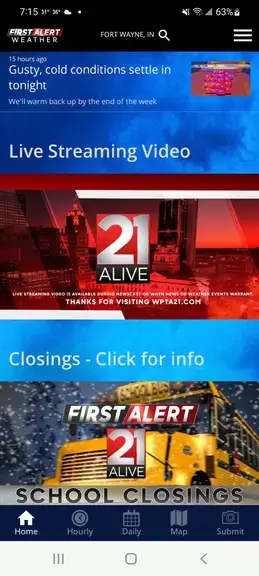 21Alive First Alert Weather Screenshot 2