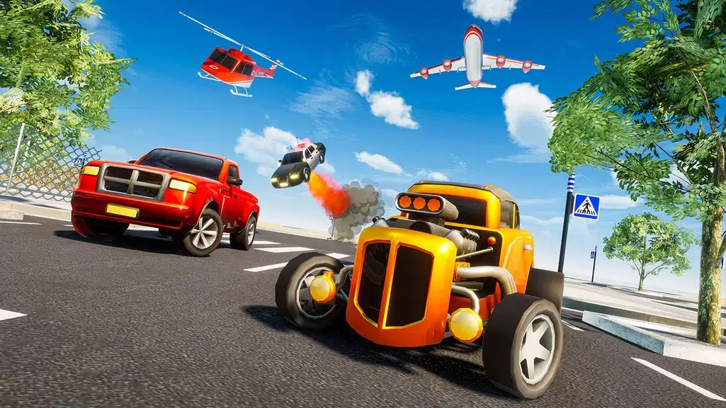 Mini Car Games: Police Chase Ảnh chụp màn hình 3