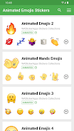 Animated Emojis WAStickerApps 螢幕截圖 1