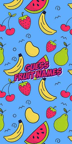 Guess the fruit name game 螢幕截圖 0