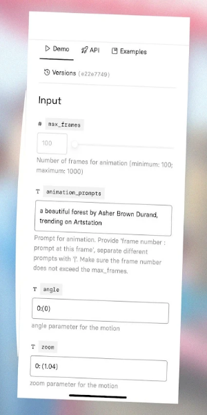Deforum Stable Diffusion AI ဖန်သားပြင်ဓာတ်ပုံ 1