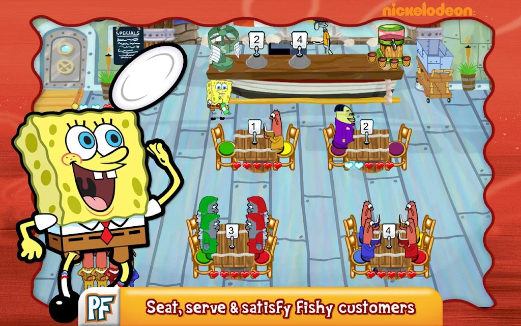 SpongeBob Diner Dash Captura de pantalla 2