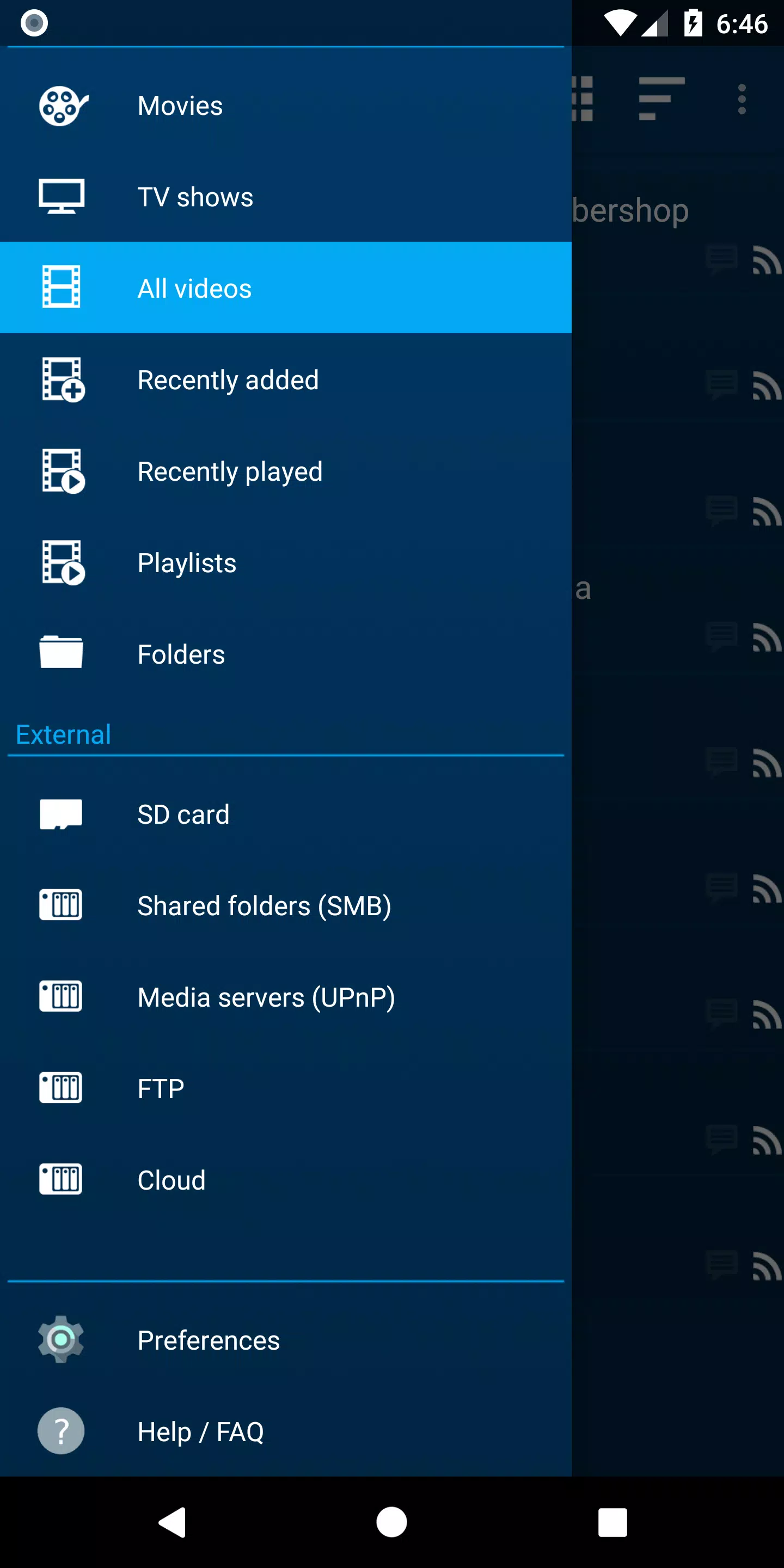 NOVA Video Player Captura de pantalla 0