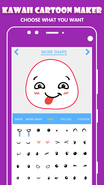 Kawaii Cartoon Maker Tangkapan skrin 2