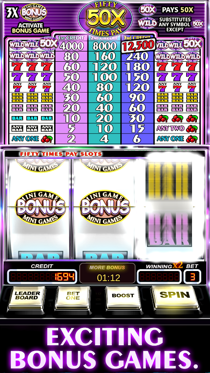 Free Slot Machine 50X Pay应用截图第2张
