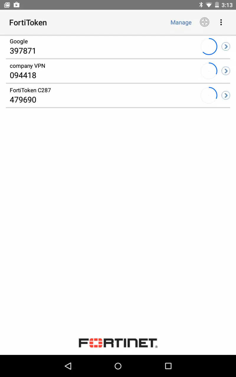 FortiToken Mobile 螢幕截圖 2