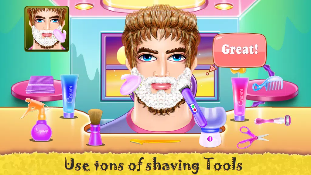 Daddy Fashion Beard Salon Screenshot 3