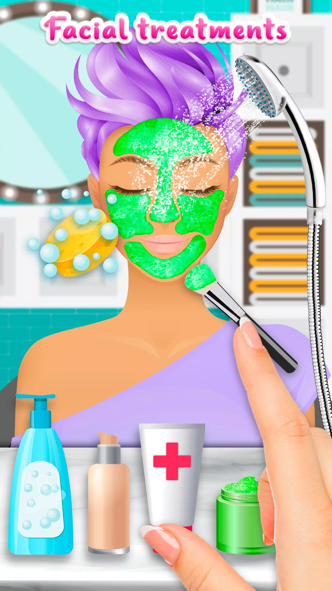 Makeup Beauty Salon Game Girls 螢幕截圖 1