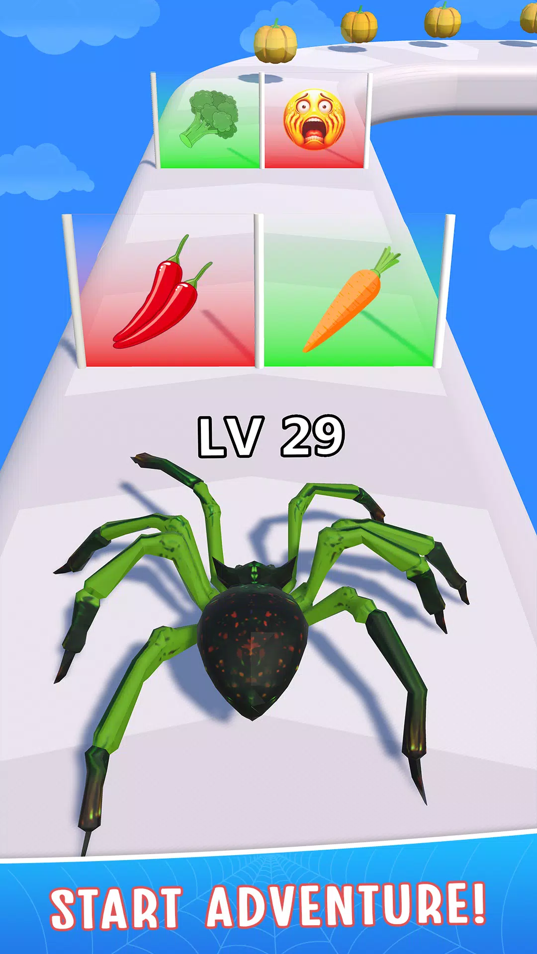 Spider Run: Spider Evolution Capture d'écran 1