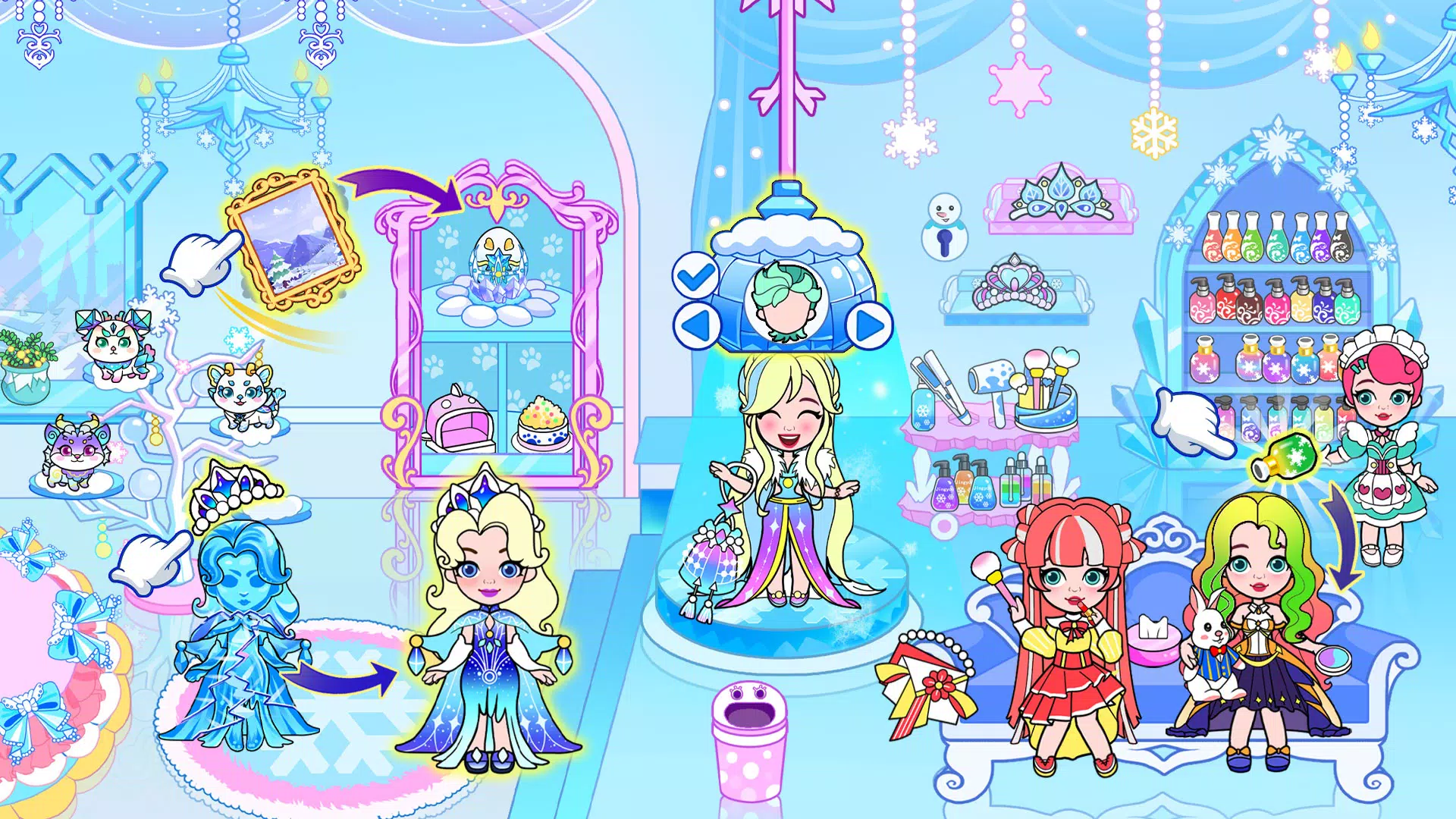 Ice Princess World Castle Life Zrzut ekranu 1