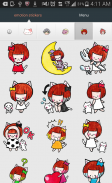 Emoji Stickers for chat Apps Captura de pantalla 1