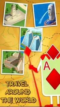 Solitaire 3 Arena ภาพหน้าจอ 1