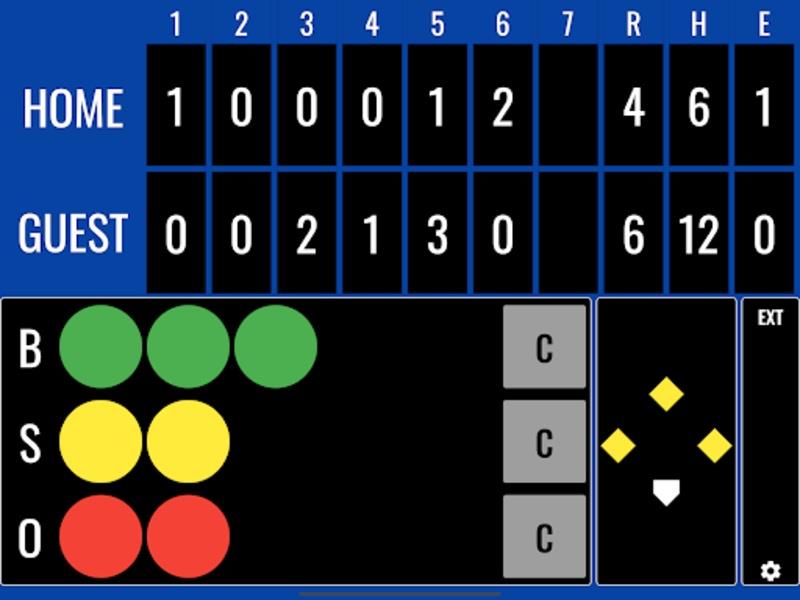 Softball Score Tangkapan skrin 2