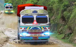 Indian Cargo Truck Driving 3D Zrzut ekranu 1