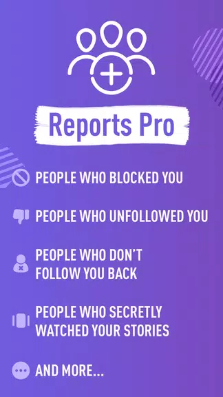 Reports Pro for Instagram Captura de pantalla 0