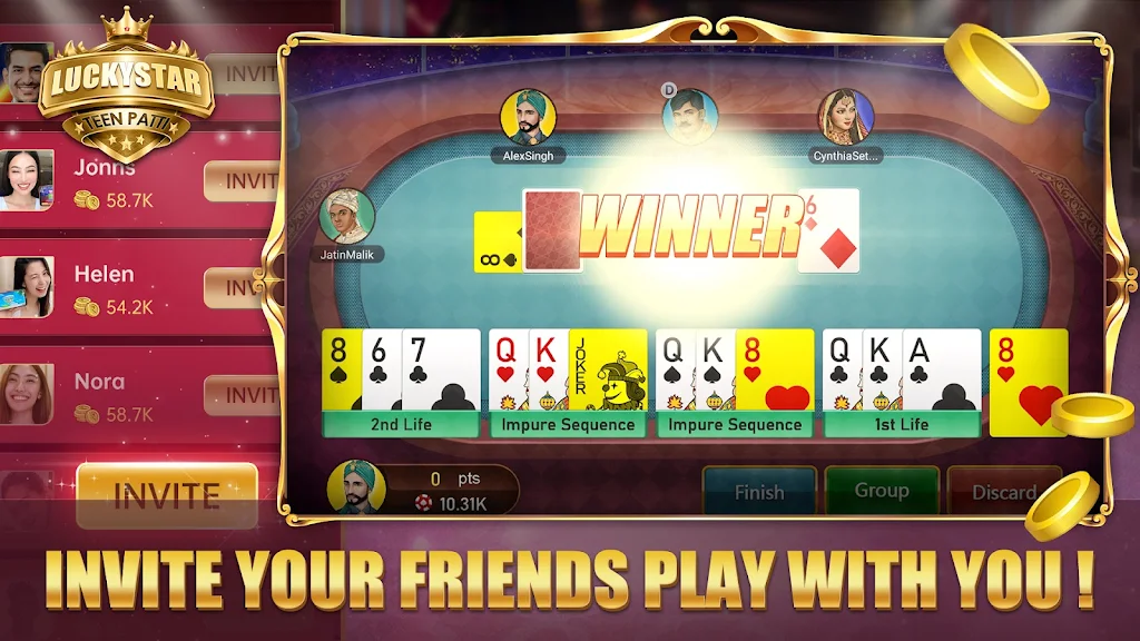 TeenPatti LuckyStar ภาพหน้าจอ 1