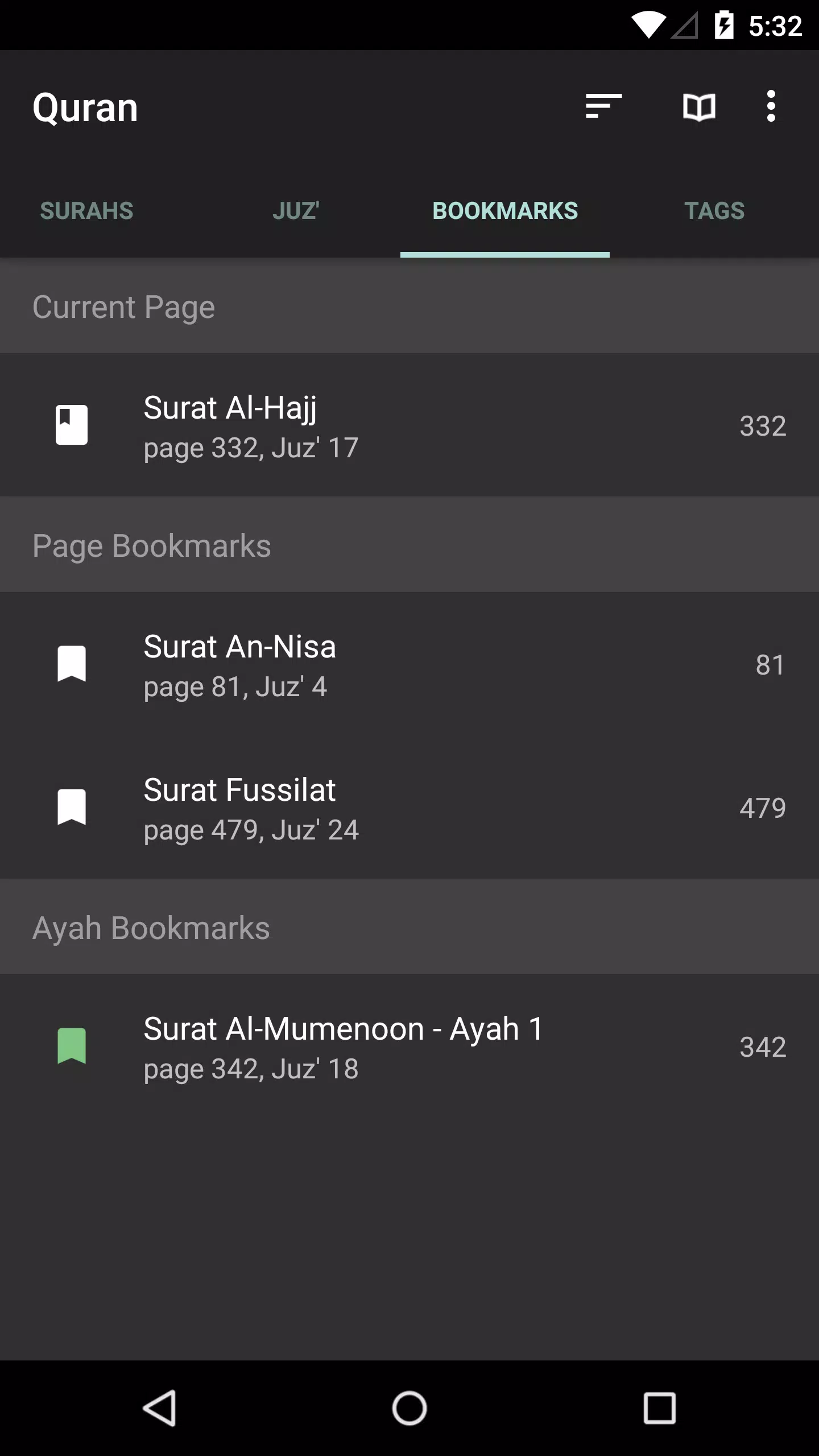 Quran for Android Captura de tela 2