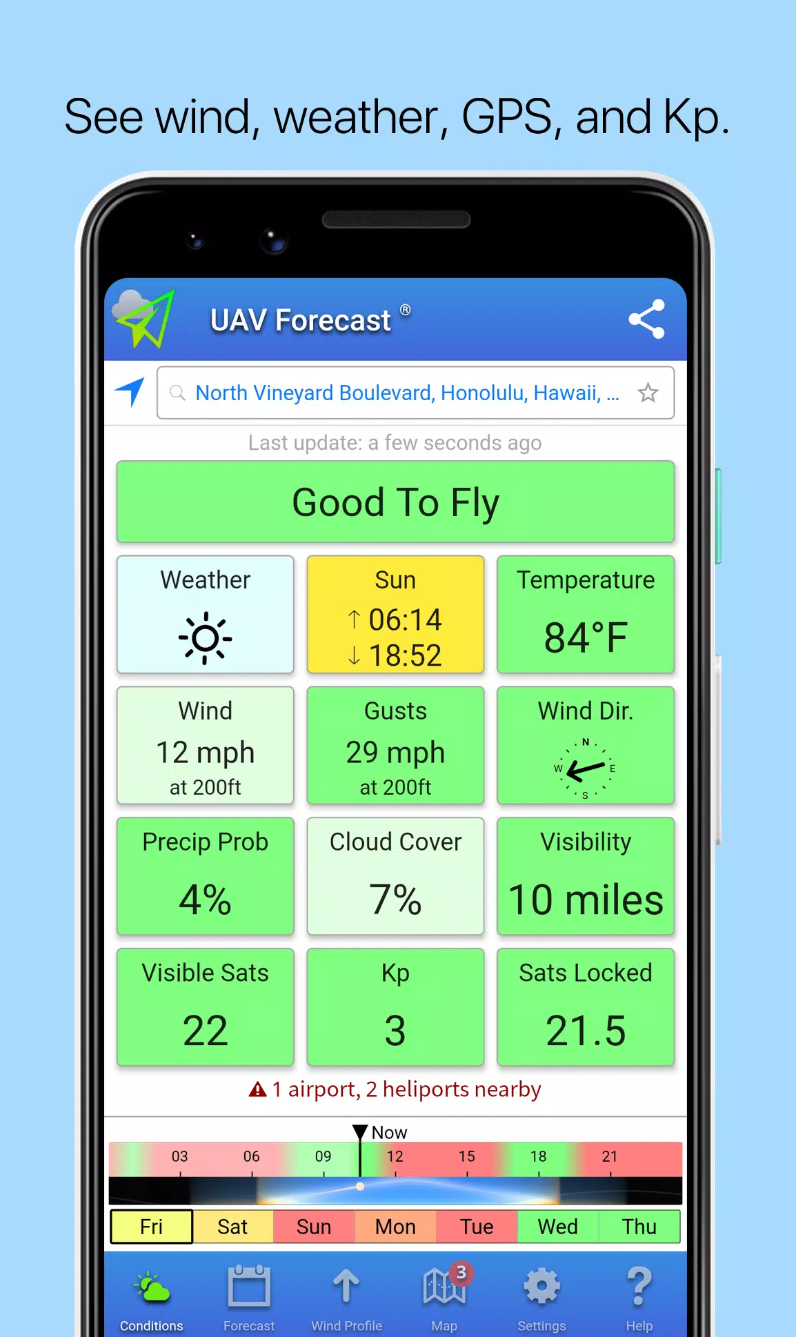 UAV Forecast ภาพหน้าจอ 0