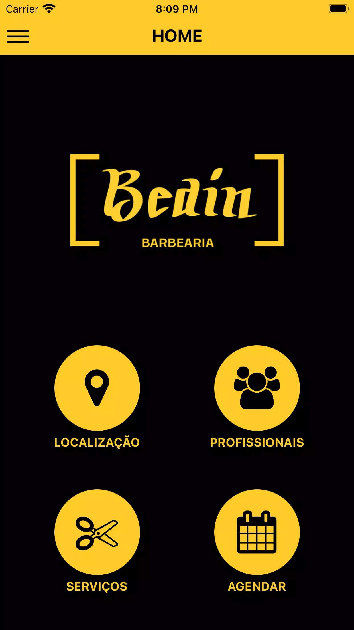 Bedin Barbearia Captura de tela 0