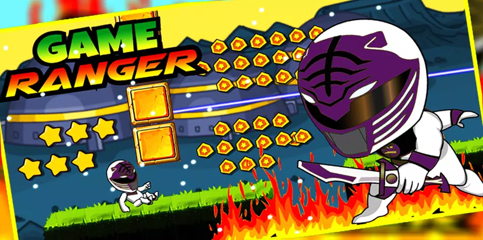 Superheroes Dino Rangers Dash Captura de tela 1