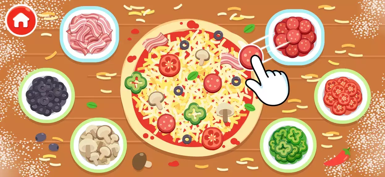 Schermata Pizza Cooking Games for Kids 0