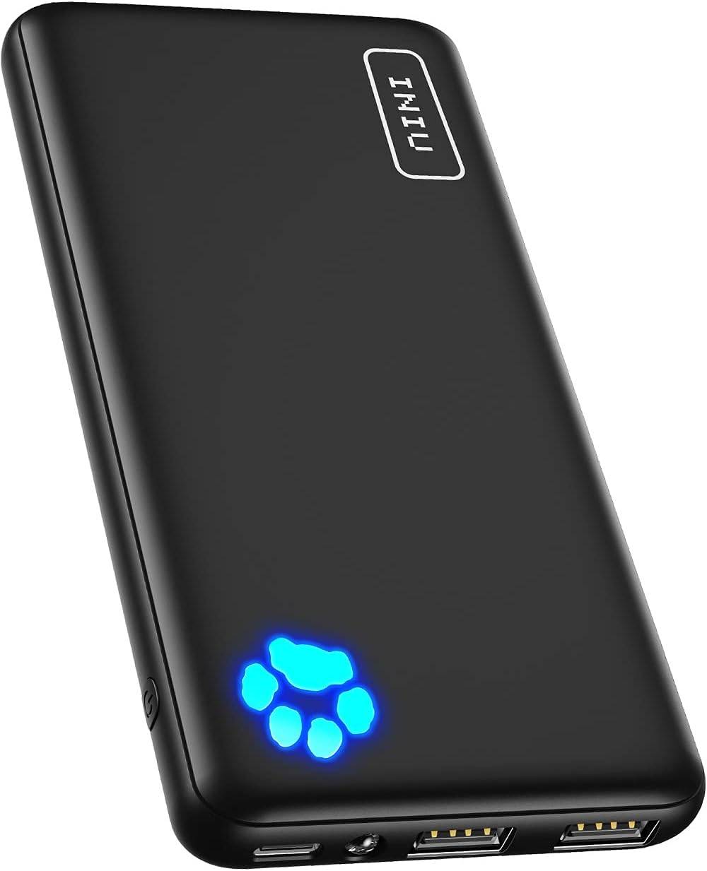 iniu 10,000mah USBパワーバンク