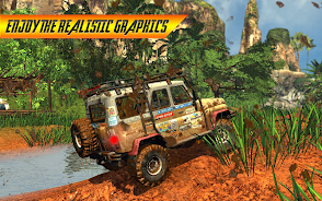 Offroad Jeep Driving Simulator ภาพหน้าจอ 0