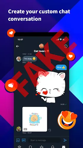 IFake: Fake Chat Messages 螢幕截圖 0