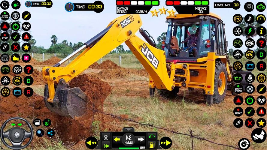 Real Snow Excavator - JCB Tangkapan skrin 1