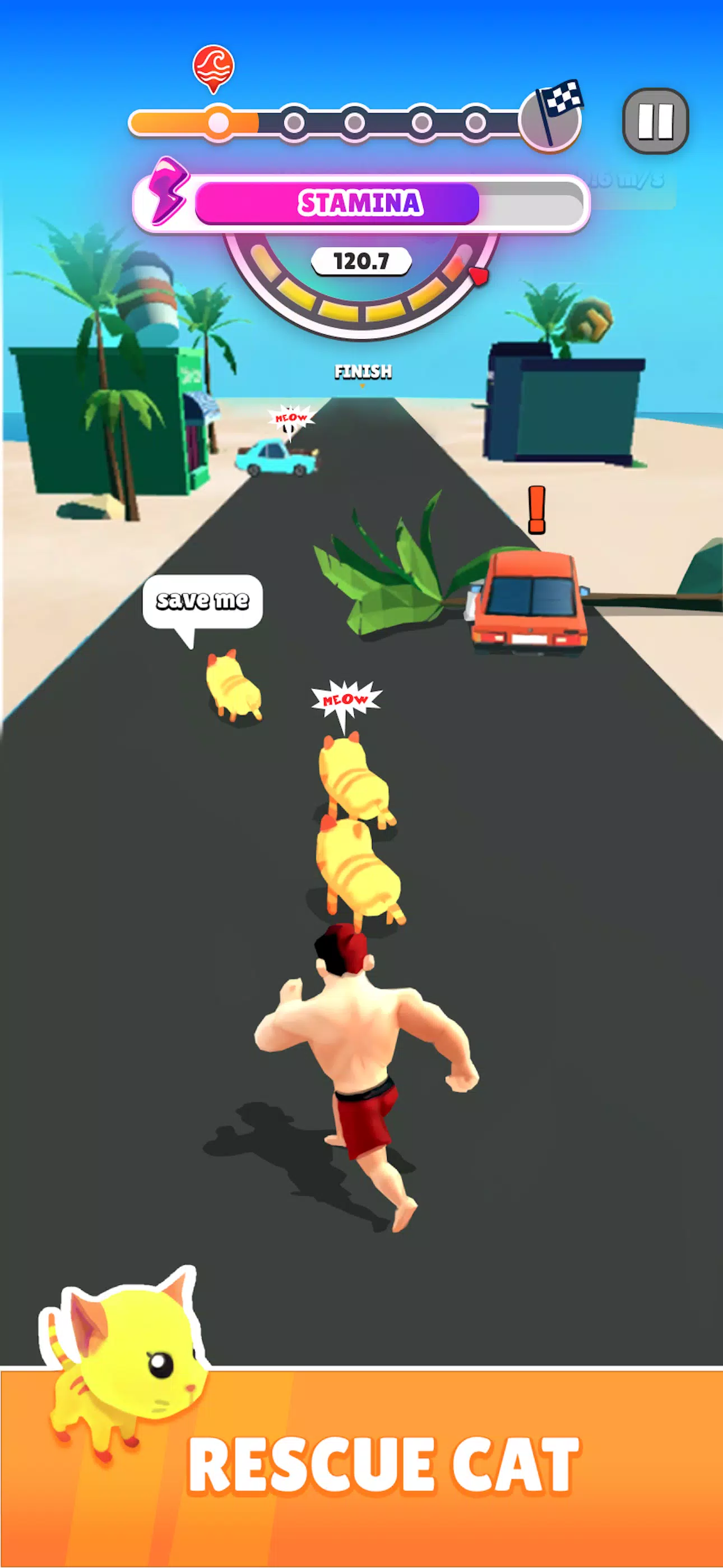 Rescue Run: Save the Cats স্ক্রিনশট 2
