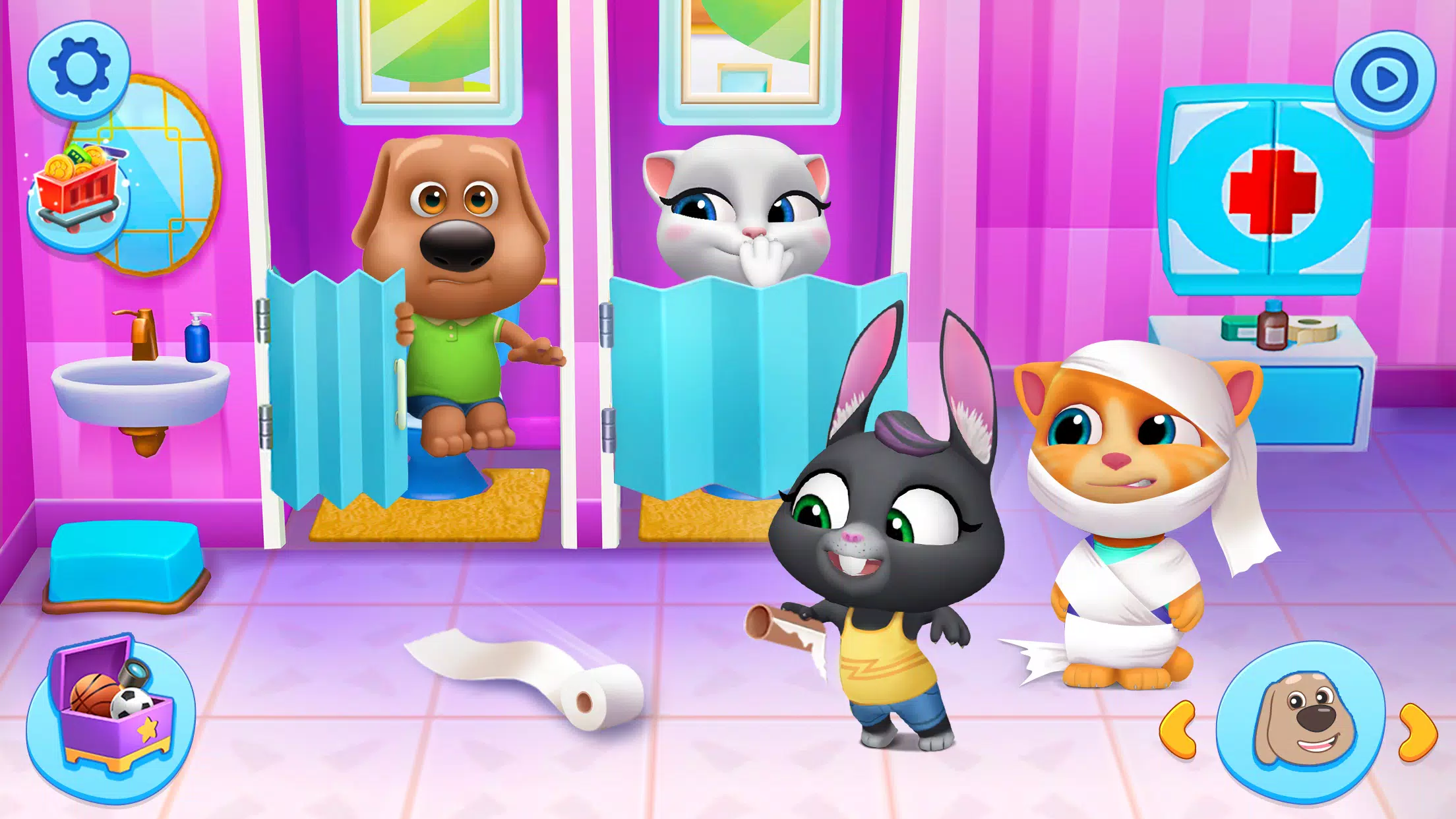 My Talking Tom Friends Tangkapan skrin 1