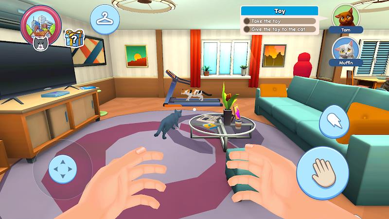 My Pets Cat Simulator ဖန်သားပြင်ဓာတ်ပုံ 0