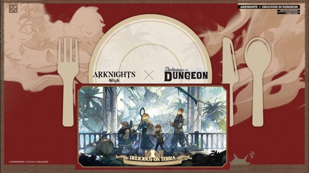 Arknights x Delicious в Dungeon Collab 