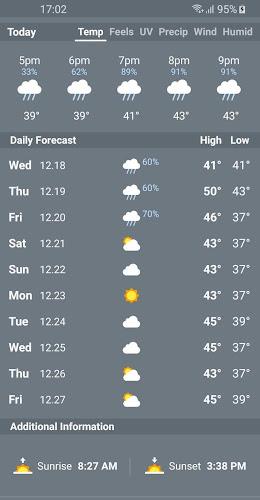 Weather Sky: Weather, Radar ภาพหน้าจอ 3