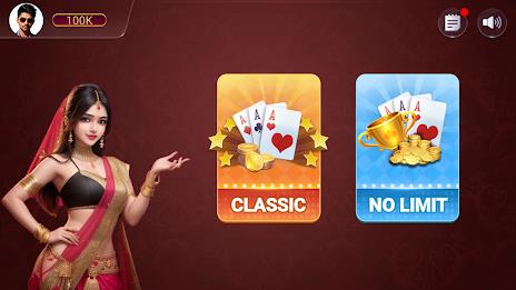 Teen Patti Card Game Capture d'écran 0