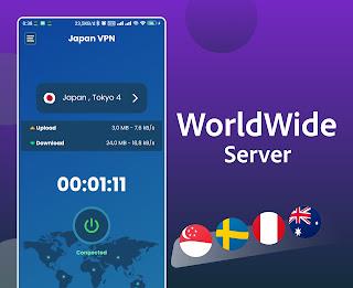 Japan VPN - Use Japan Proxy Ip स्क्रीनशॉट 2