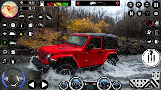 Offroad Car Driving Jeep Games Ekran Görüntüsü 1