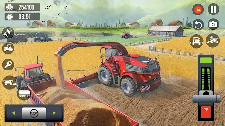 Super Tractor Farming Games ภาพหน้าจอ 1