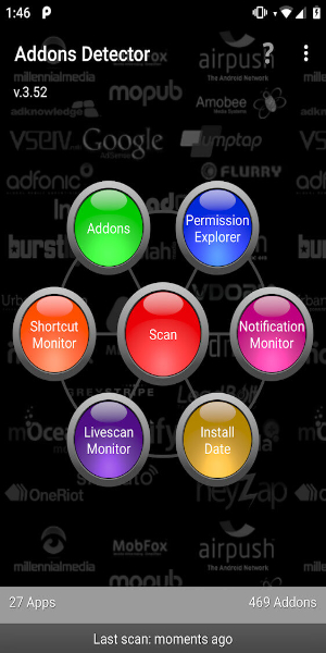 Schermata Addons Detector 0